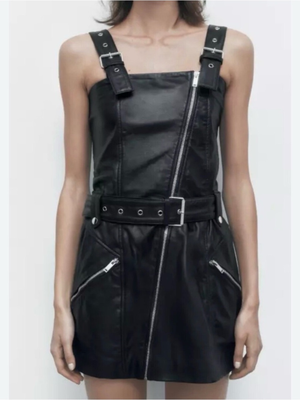 Zara Mini Dress with Zip Detail